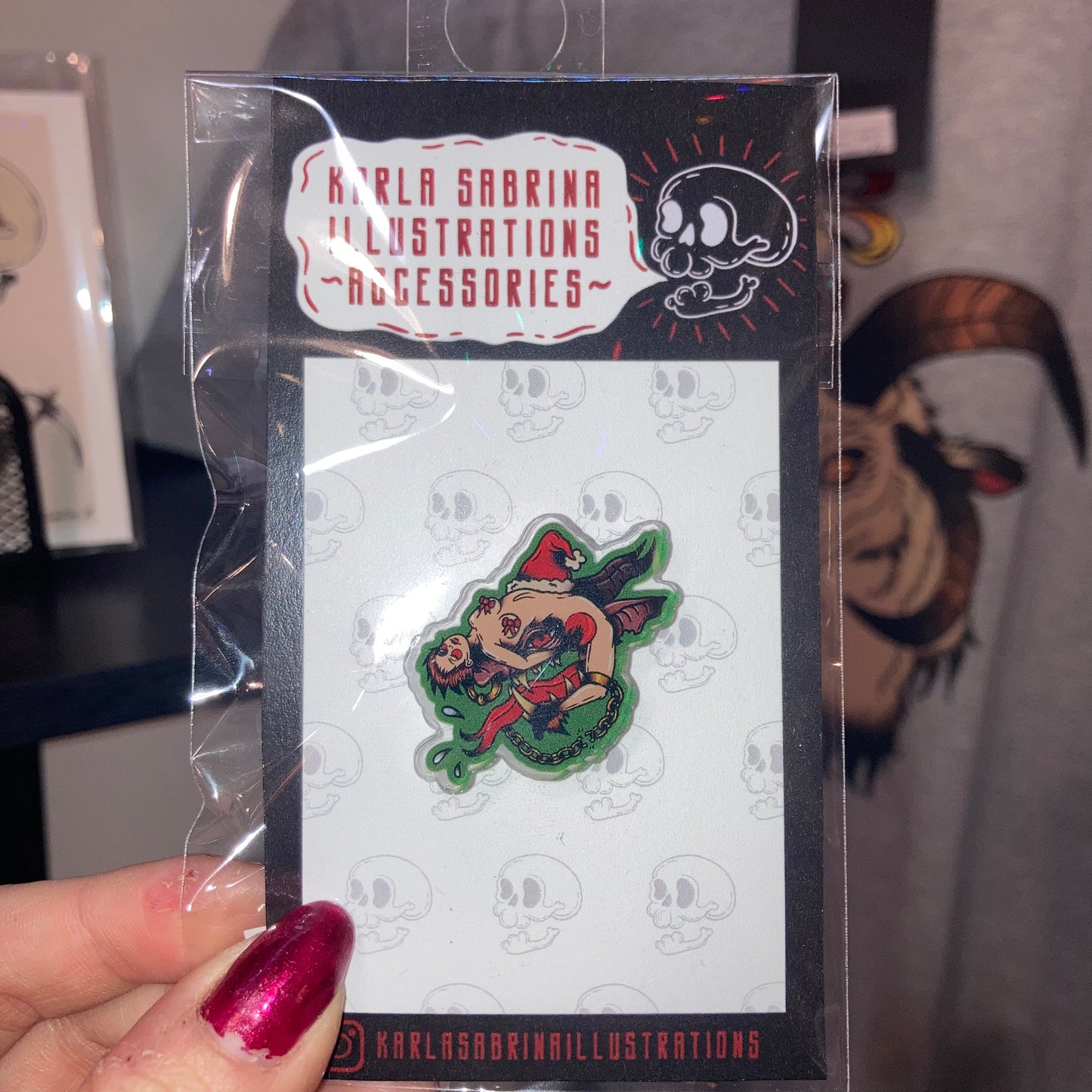 Krampus Pin