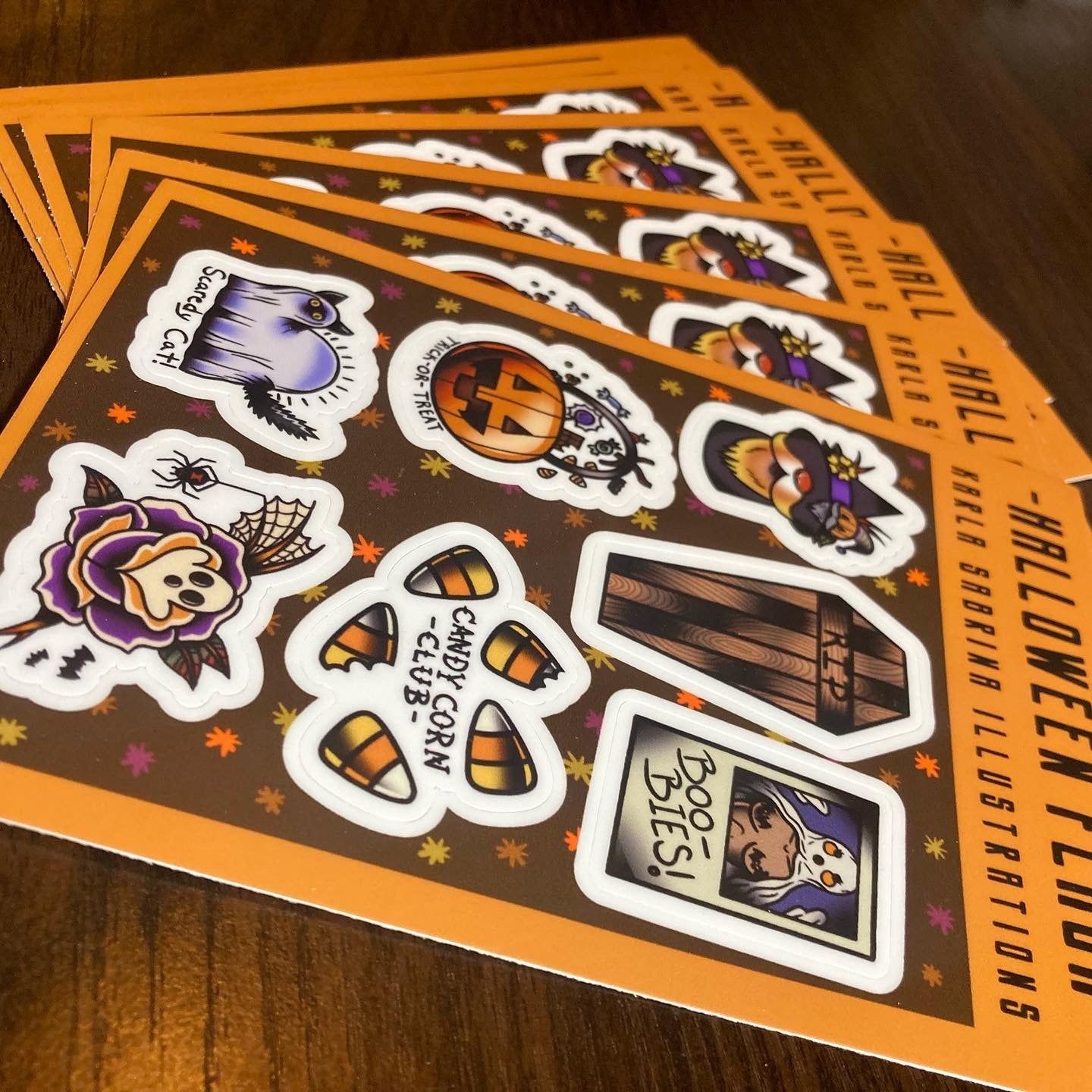 Halloween Flash Sticker Sheet