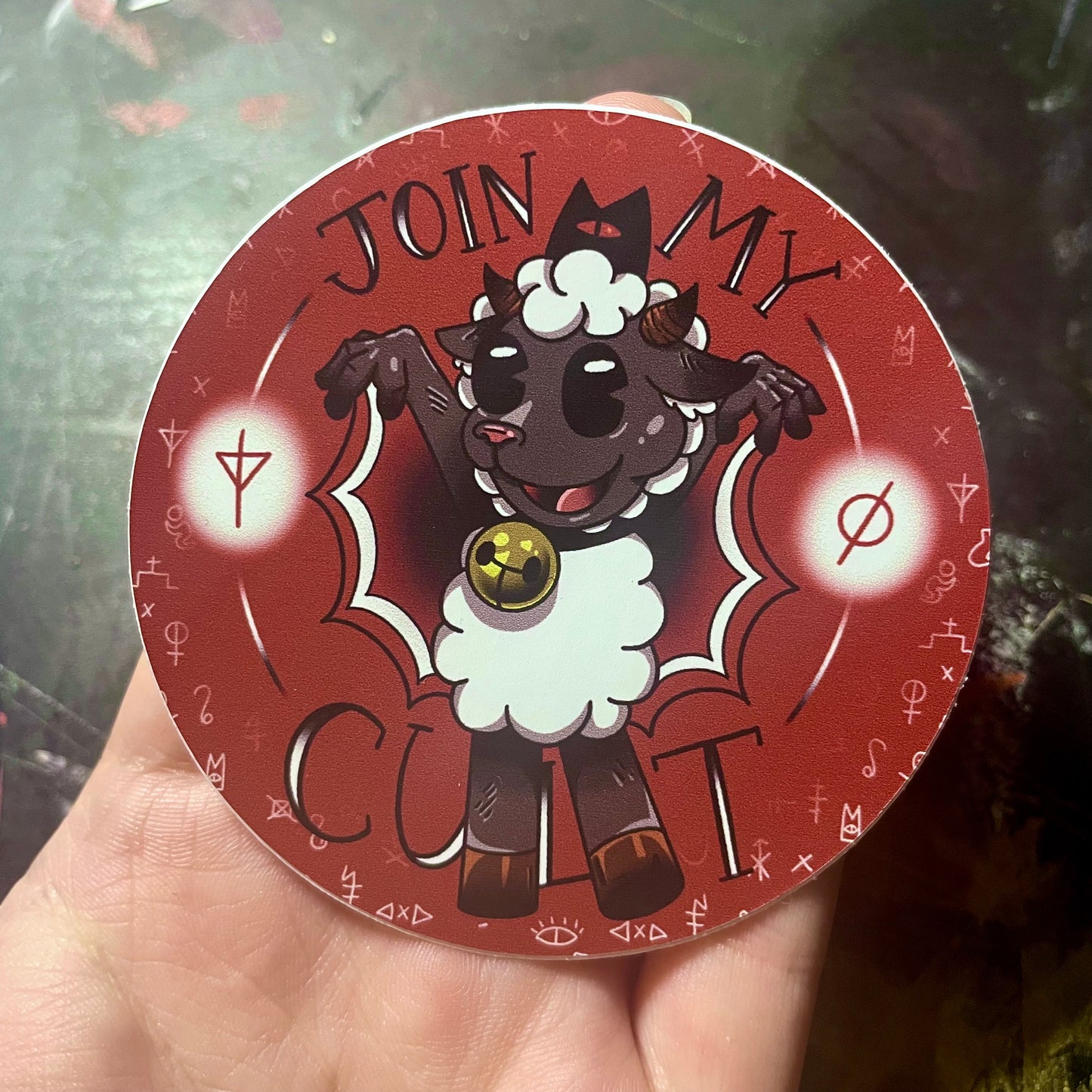 Join My Cult(Cult of the Lamb) Sticker