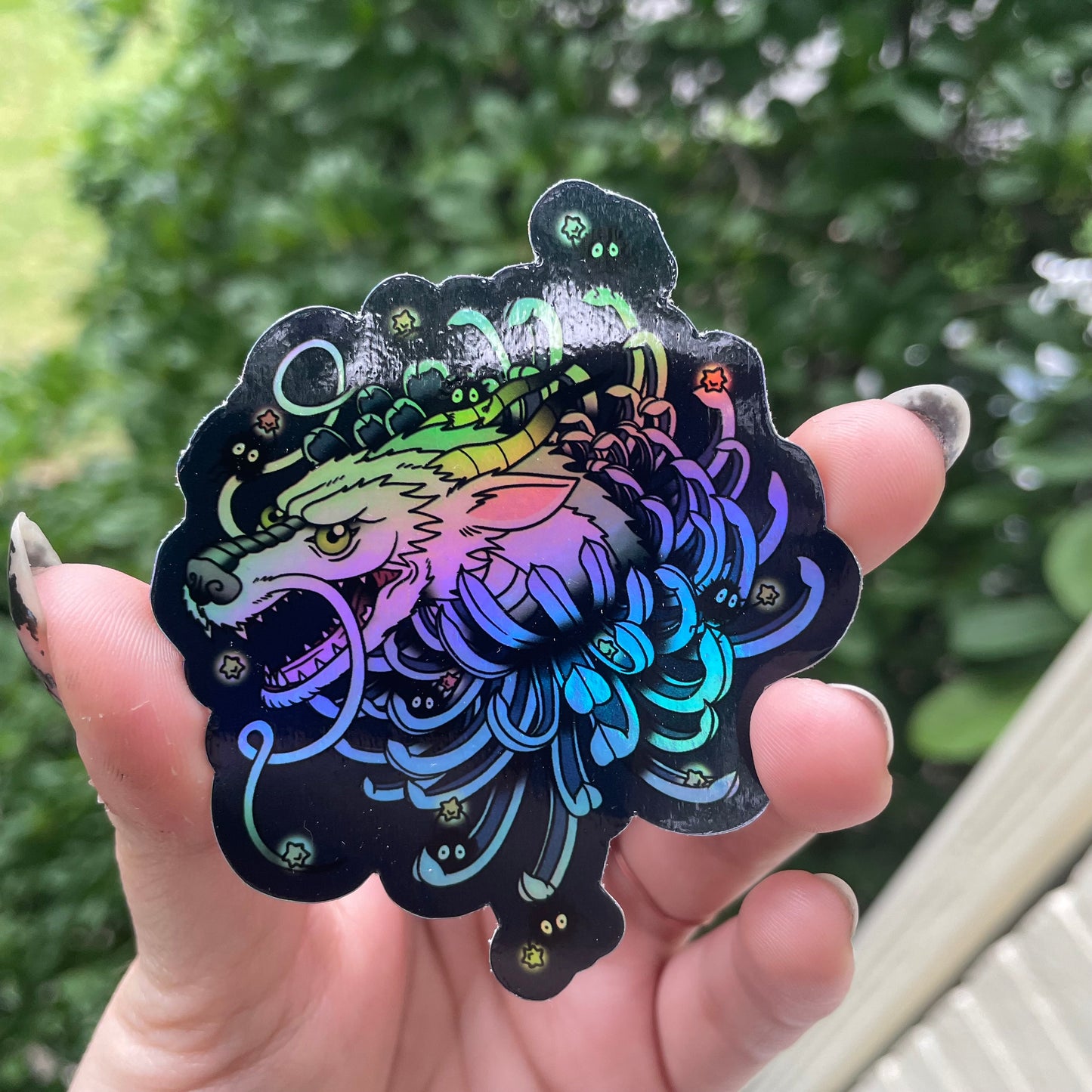 Holographic Spirited Away Sticker