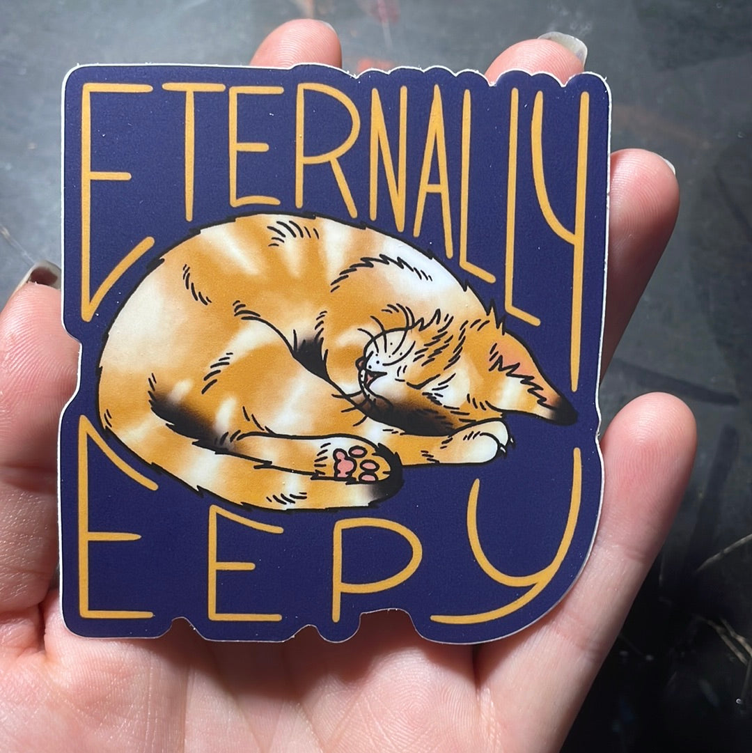 Eternally Eepy Vinyl Sticker