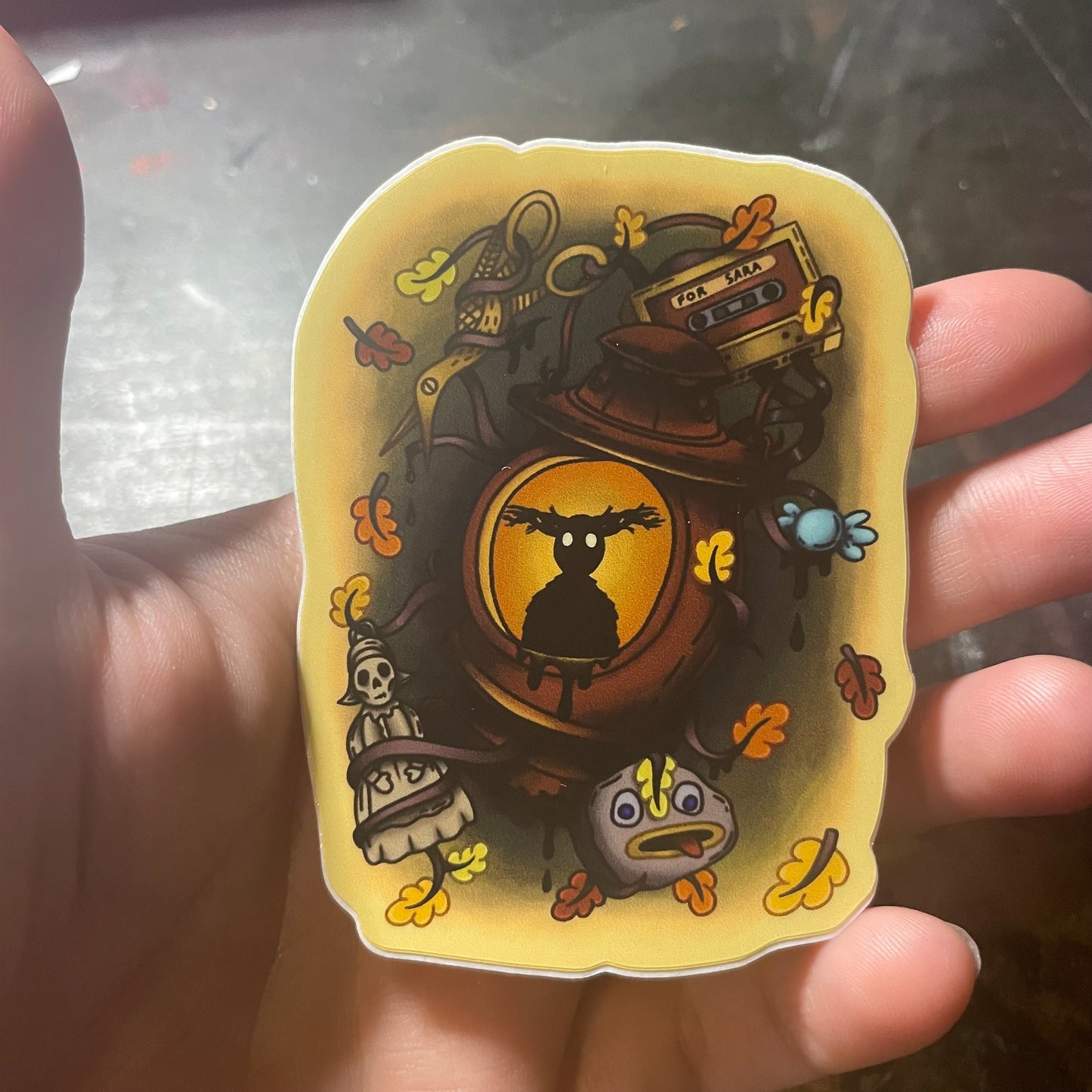 Over the Garden Wall Lamp Sticker