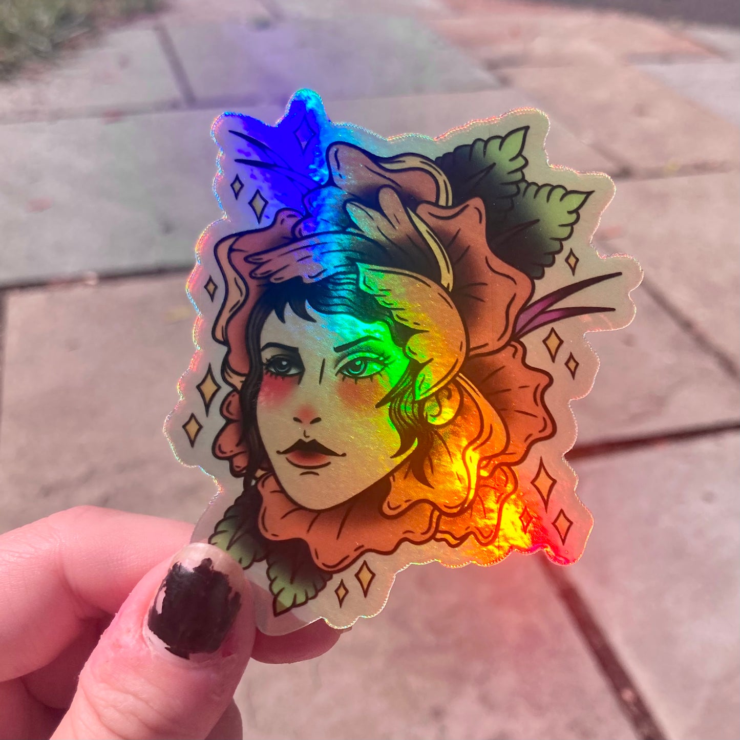Holographic Flower Head