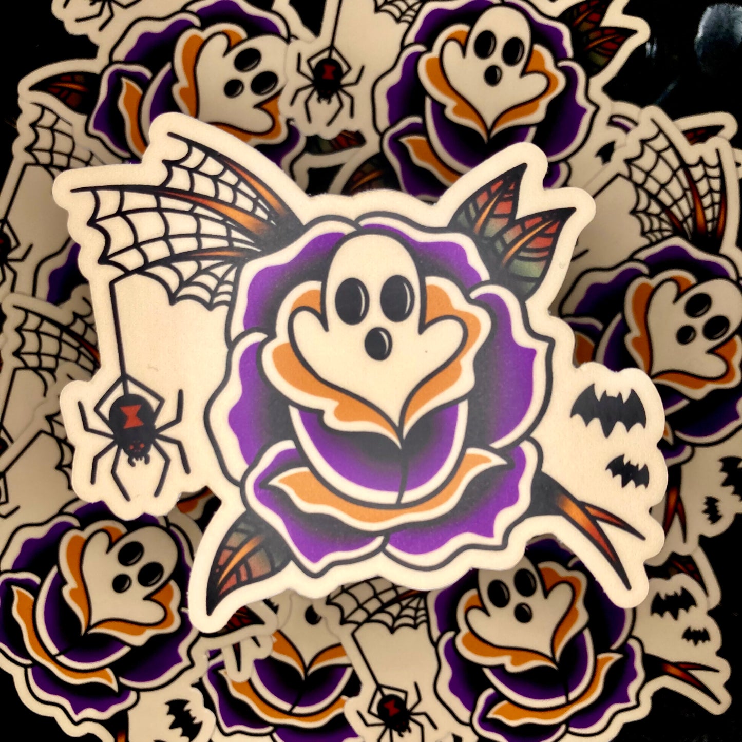 Spooky Rose Sticker