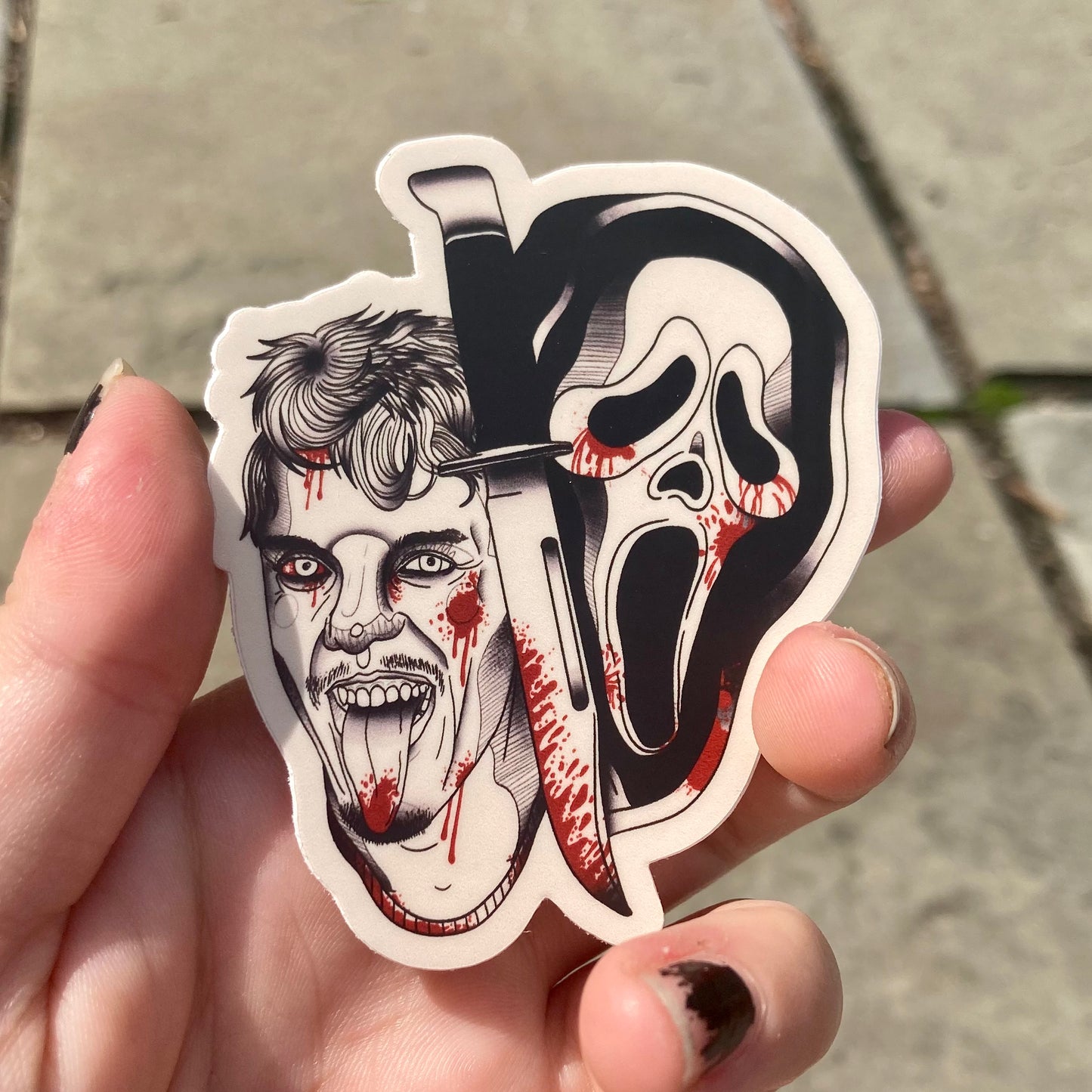 Scream Sticker
