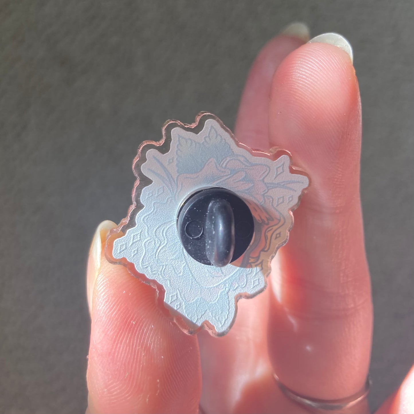 Flower Head Girl Pin