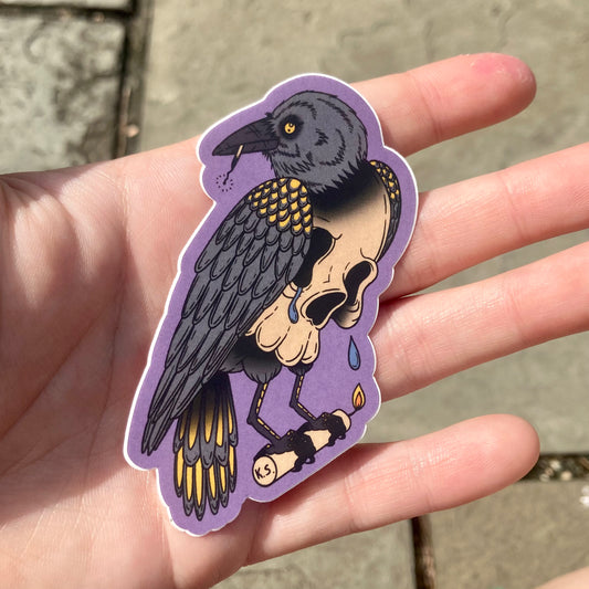 Raven Match Sticker