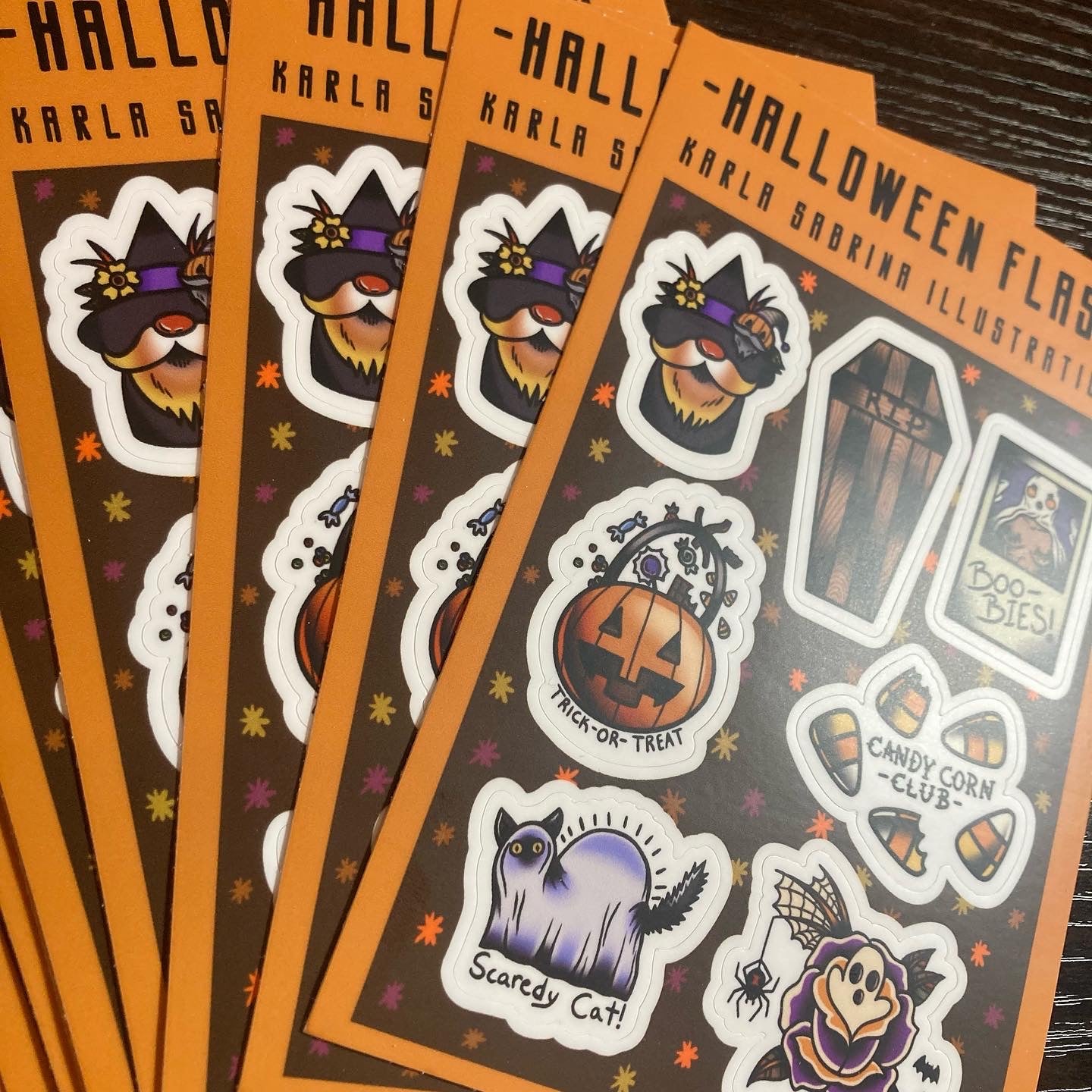 Halloween Flash Sticker Sheet